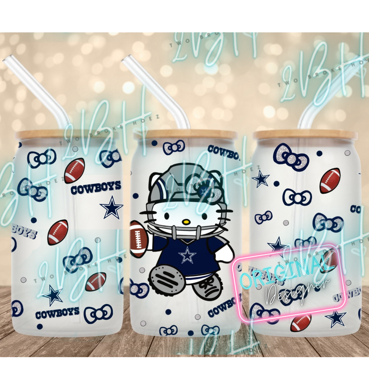 Cowboys Kitty Player Libbey Wrap