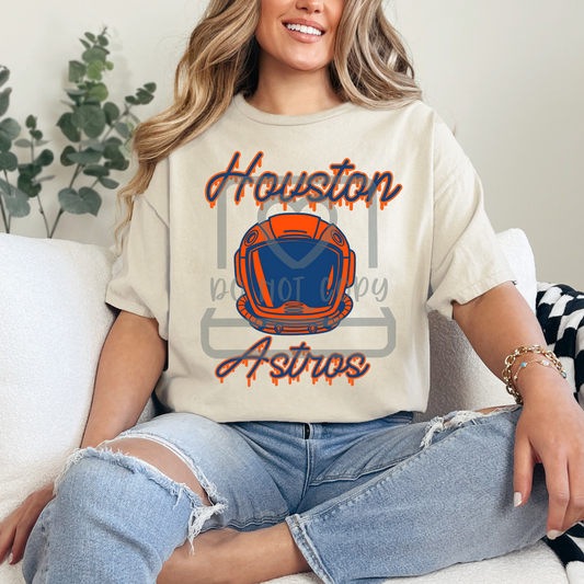 Houston Astros drip helmet