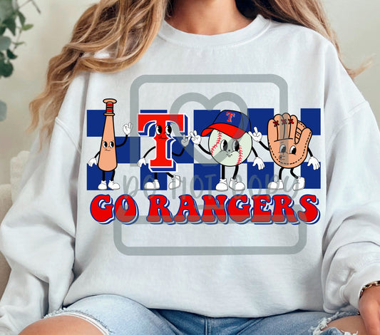 Go Rangers retro