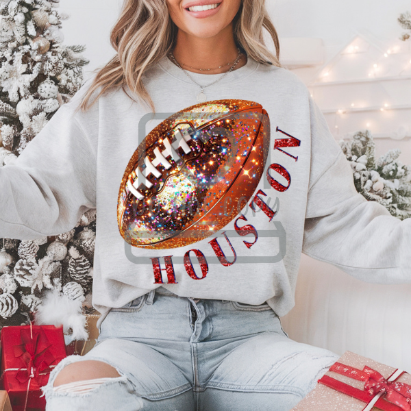 Texans sequin football