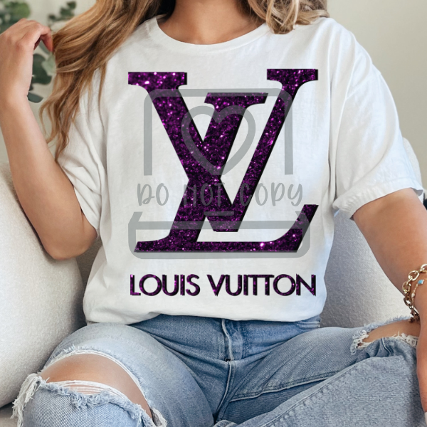 Dark Purple Glitter -LV